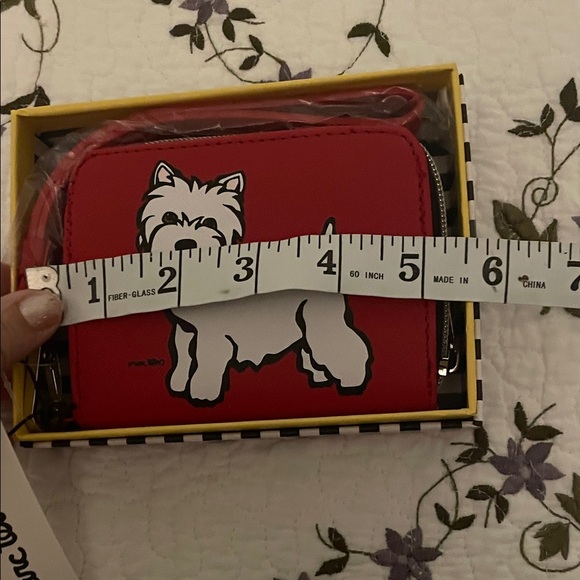 Red Dog Print Wallet by Marc Tetro - Picture 4 of 5